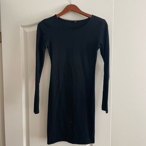 SHEIN Bodycon Black Longsleeve Dress